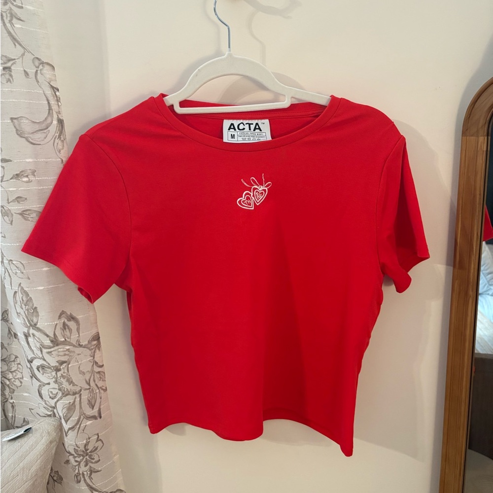ACTA Red Graphic Tee
